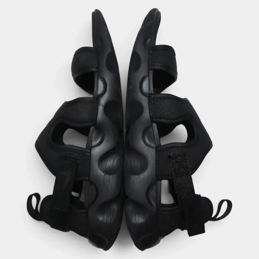 Nike Owaysis Sandals Women Size 7 Triple Black Adjustable Sport